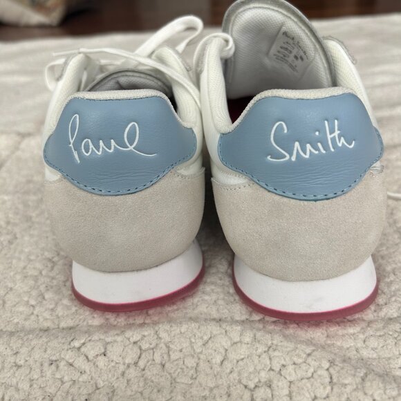 Paul Smith Women's White "Booker" Trainers NWOT Size EU 39 US 8.5 - Picture 2 of 8